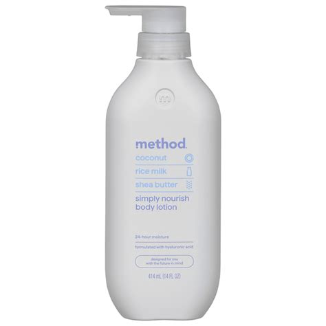 method Body Lotion, Simply Nourish, Coconut/Rice Milk/Shea Butter (14 ...