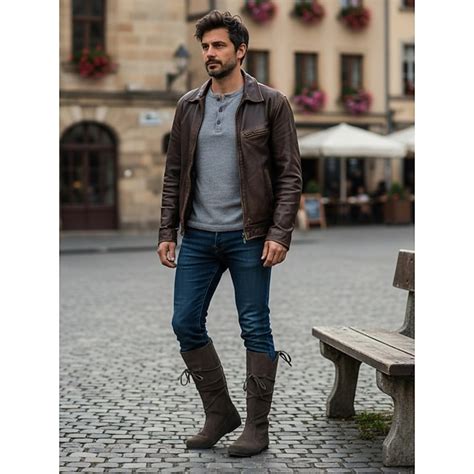 Women's Brown Lace-Up Medieval Style Boots - Perfect for Renaissance ...