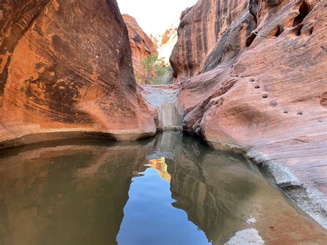 Red Reef Waterfall | Red Cliffs Recreation Area - Utah's Adventure Family