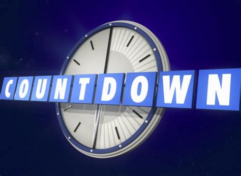 Countdown TV Program 的图像结果