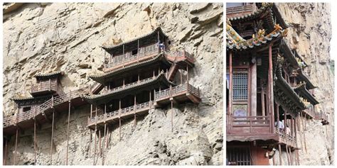 The Hanging Monastery in China: A rare piece of architecture and one of ...