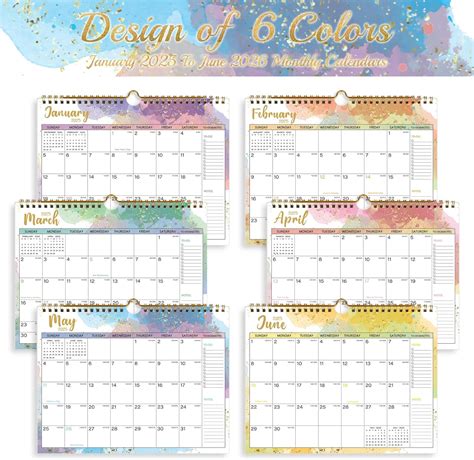 XISIDO 2025 Calendar 18 Month Wall Calendar 2025-2026, India | Ubuy