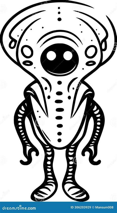 Image result for Alien Drawing Black and White
