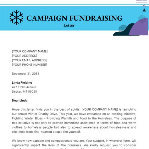 Campaign Letter Example 的图像结果