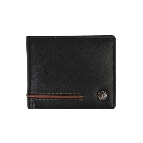 Buy Red Tape Black Brown Men's Leather Wallet | RFID Blocking Bi-Fold ...
