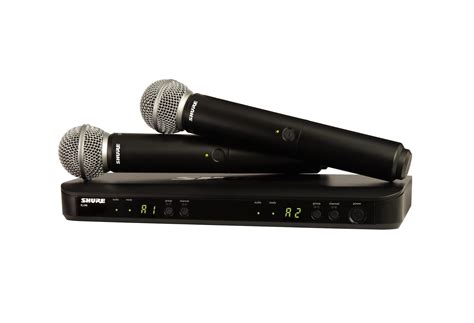 Buy Shure BLX288/SM58 Wireless Microphone System - 14-Hour Battery Life ...