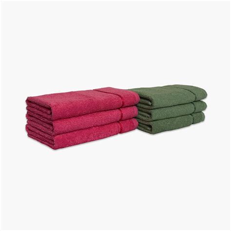 Buy SPACES Seasons Best Quick Dry Hand Towel - Set Of 6 - 40 x 60 cm ...