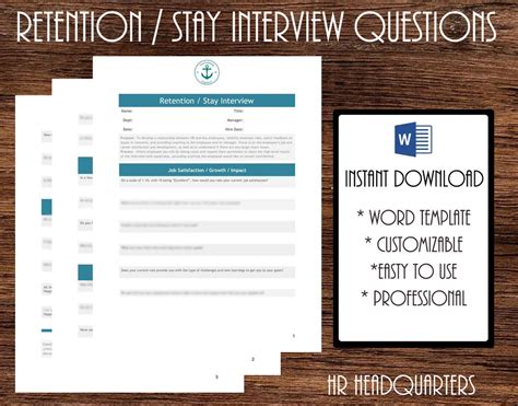 Stay Interview Worksheet 的图像结果