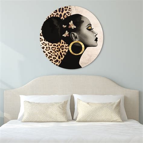 Empire Art Direct Wall Art 40 x 40 BEE U-Tiful Beautiful Woman ...