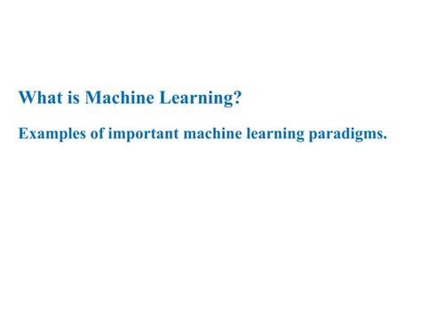 Image result for Machine Learning Slides