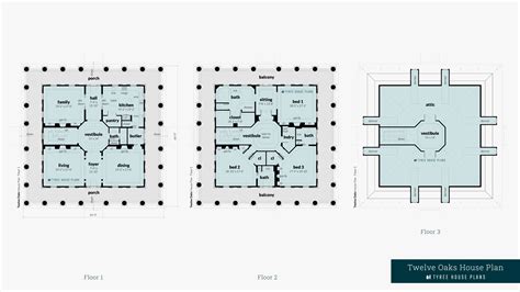 Plantation Southern House Plans Elevator Prestige House Plan | Three