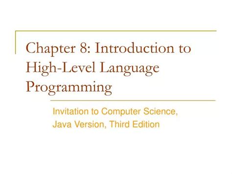 High-Level Language Programming 的图像结果