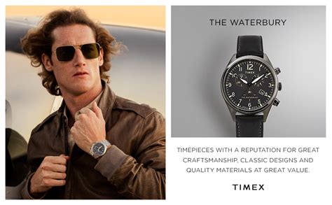 TIMEX Waterbury Traditional Analog Watch for Man with Black Round Dial ...