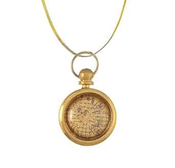 Kaal Sarp Yog Yantra Golden Ashtadhatu Alloy Pendant : Amazon.in: Fashion
