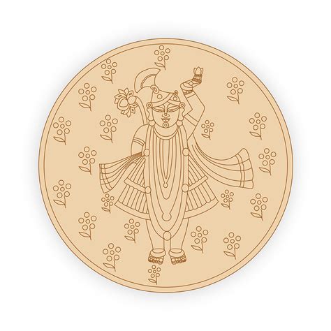 Shreenath Ji pichwai Premark Wall Plate Decor – Handilane