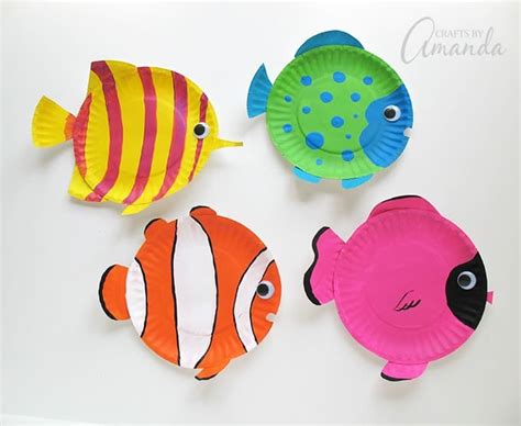 Image result for Paper Plate Fish