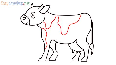 Cow Drawing Tutorial 的图像结果