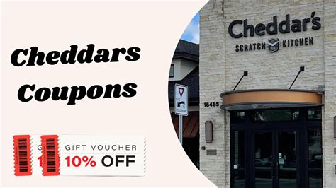 Cheddars Online Coupon