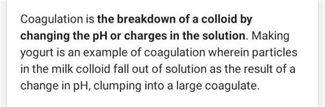 Coagulation in chemistry - Brainly.in
