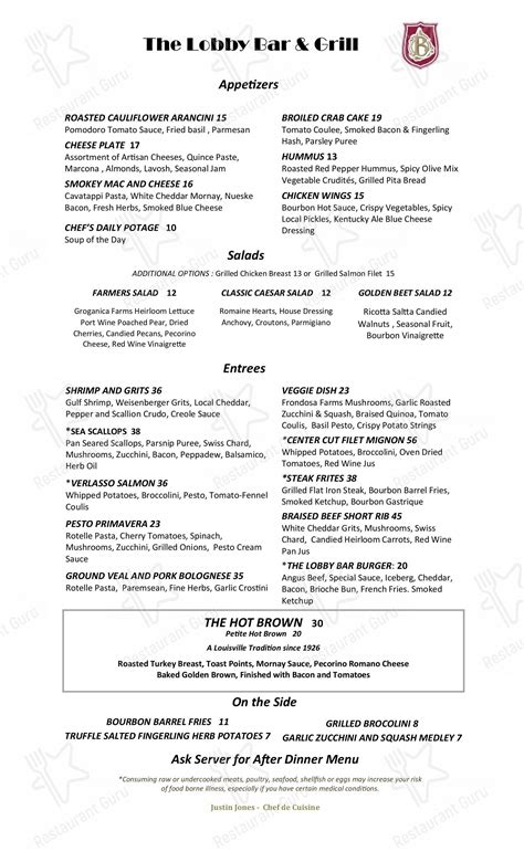 J Graham's Cafe Louisville