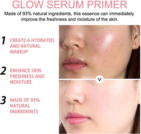 Buy Glow Serum Primer, Glow Boosting Serum for Face Anti_aging ...