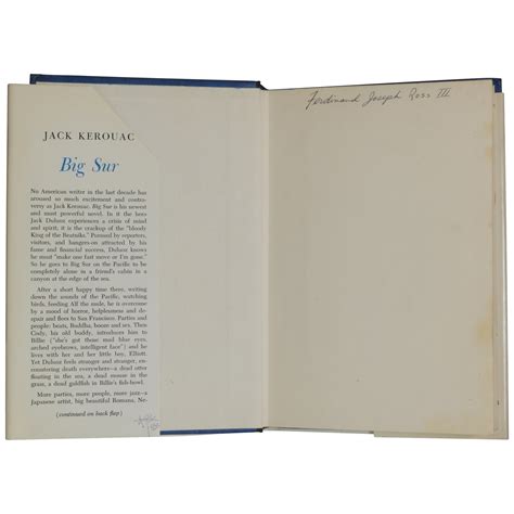 Big Sur | Jack Kerouac | First Edition