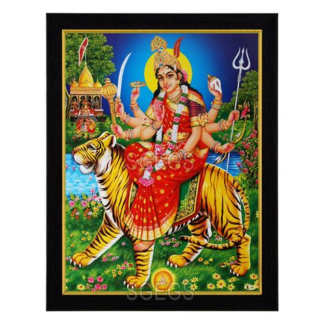 SHREE GANESH ENTERPRISE GIFTING SOLUTIONS Goddess Ambe Mata Photo Frame ...