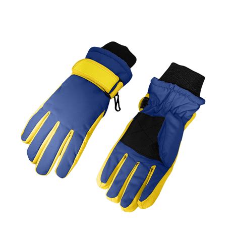 ZACPNCV Kids Waterproof Gloves Winter Warm Fleece Lined Snow Gloves ...