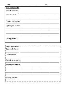 Informative Writing Outline by Olivia Ginder | TPT