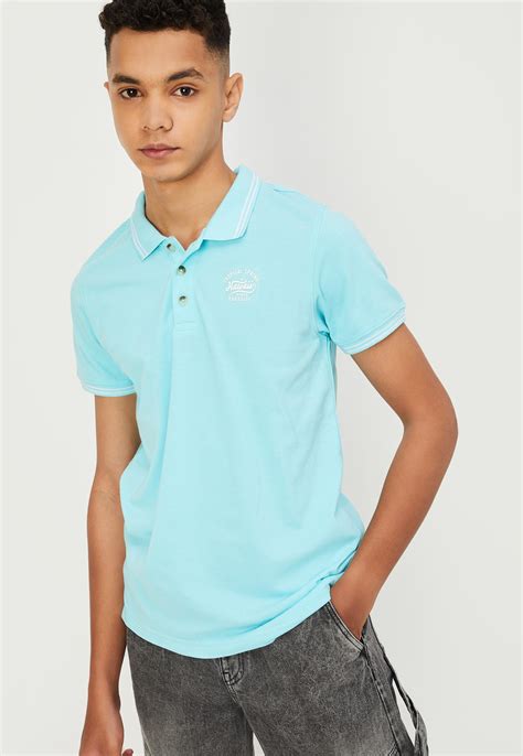 Buy Boys Solid Polo T-shirt Online at just Rs. 349.0 - 1000013529555 ...