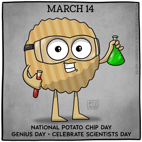 March 14 (every year): National Potato Chip Day; Genius Day; Celebrate ...