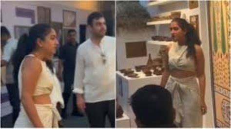 Radhika Merchant Stuns in a Simple Backless Crop Top and Pants, No ...