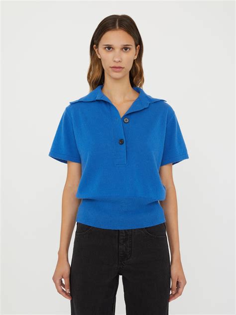 Christopher Esber | Cashmere Knit Polo Lapis