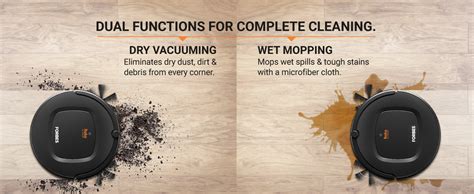 Eureka Forbes Robo Vac N Mop NXT with Powerful Suction|2 in 1 Robotic ...