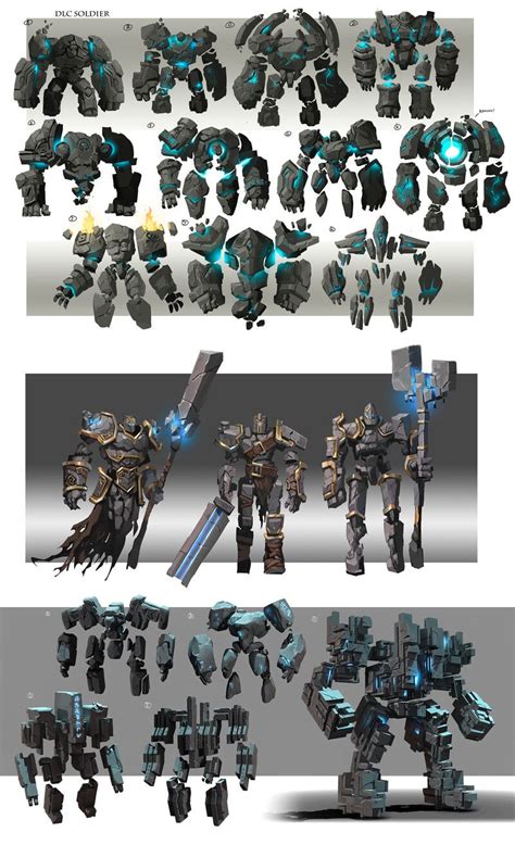 ArtStation - Darksiders 3 DLC concepts, Daryl Mandryk | Robot concept ...