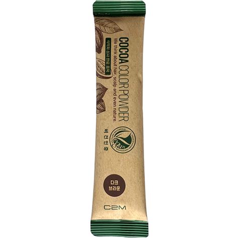 Краситель для волос Qtem Cocoa Color Powder на основе какао-порошка ...