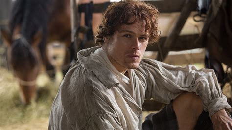 Jamie Fraser HD Wallpaper – Sam Heughan in Outlander TV Series