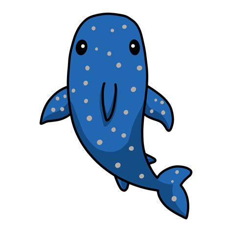 Cute whale shark cartoon swimming 12710420 Vector Art at Vecteezy