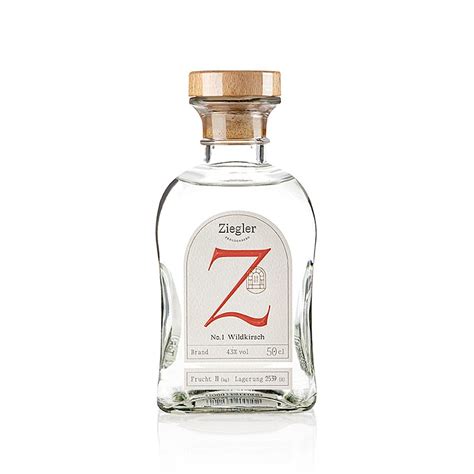 Dzika Wisnia No.1 - szlachetna brandy 43% obj., Ziegler, 500ml, Butelka ...