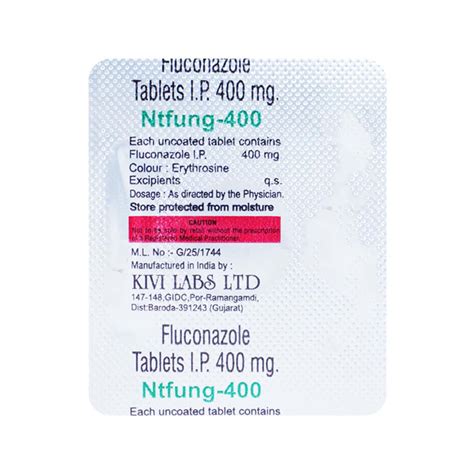 Ntfung 400 MG Tablet (1): Uses, Side Effects, Price & Dosage | PharmEasy