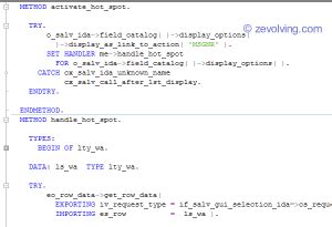 SALV IDA - Add and Handle Hyperlink |ABAP Help Blog