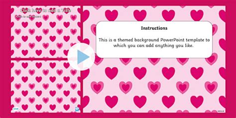 Love Heart Background for PowerPoint