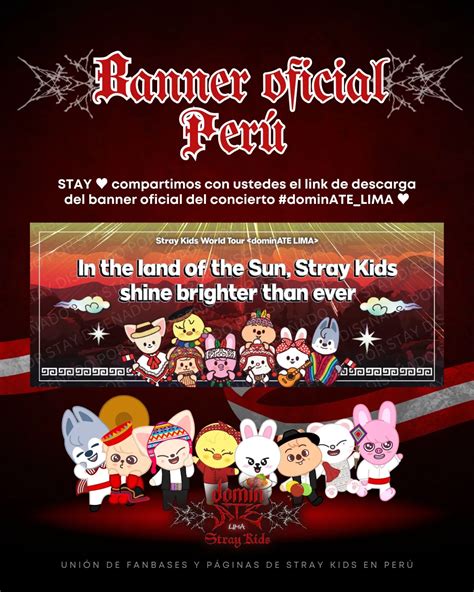 Stray Kids Perú 🇵🇪 | 【BANNER OFICIAL PERÚ 🇵🇪】 STAY ♡ Compartimos con ...