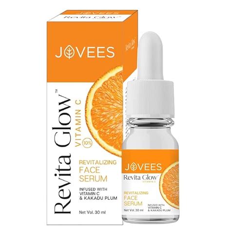Jovees Herbal Revita Glow Vitamin C Face Serum Infused with Vitamin C ...