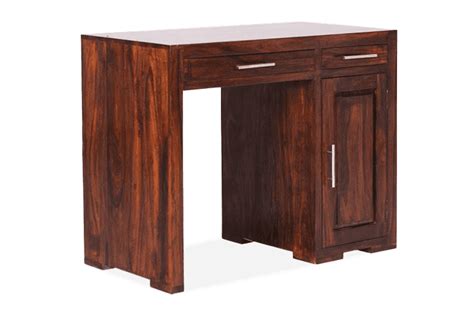 Cube Office Table - Indian Solid Sheesham Wood Furniture – Saraf Furniture