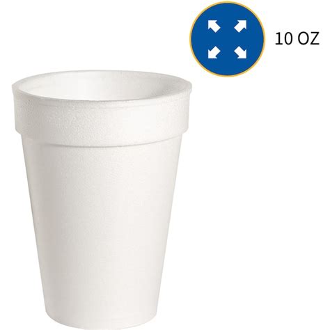 Genuine Joe 1000 -Count White EPS foam Disposable Cups in the Party ...