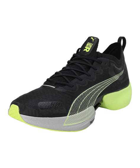 Buy Puma Mens Fast-R Nitro Elite Carbon Black-Lime Squeeze Running Shoe ...