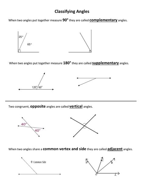 Image result for Adjacent Angles Worksheet