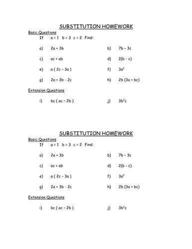 Basic Substitution 的图像结果