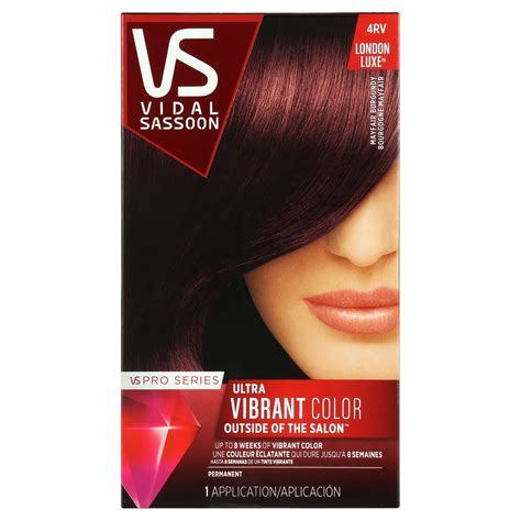 Buy Vidal Sassoon Pro Series Permanent Hair Color Dye, 4GN Dark Royal ...